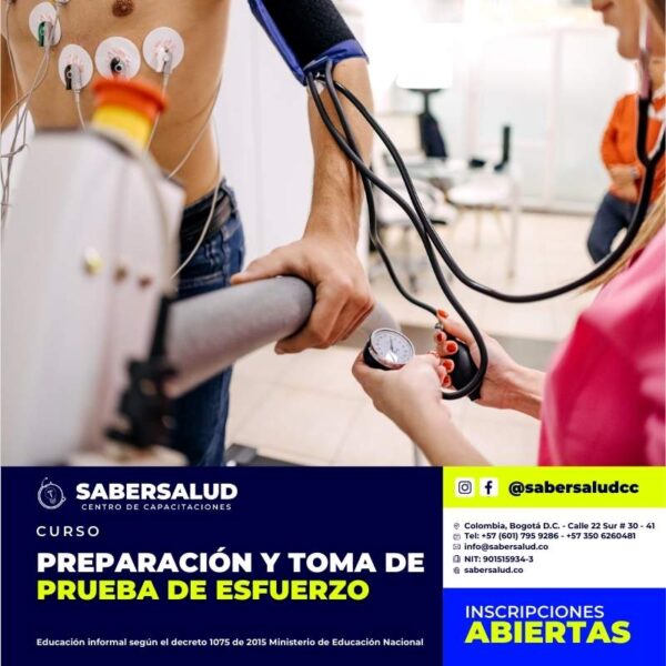 PREPARACIÓN Y TOMA DE PRUEBA DE ESFUERZO